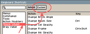 Mouse Wheel on Keyboard Shortcuts